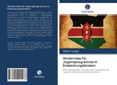 Bookcover of Hindernisse für Jugendprogramme in Entwicklungsländern