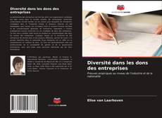 Copertina di Diversité dans les dons des entreprises