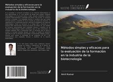 Buchcover von Métodos simples y eficaces para la evaluación de la formación en la industria de la biotecnología