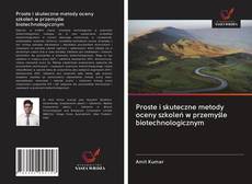Portada del libro de Proste i skuteczne metody oceny szkoleń w przemyśle biotechnologicznym