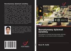 Portada del libro de Bursztynowy dylemat świetlny