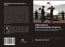 Affectations internationales et genre kitap kapağı