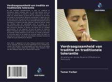 Verdraagzaamheid van traditie en traditionele tolerantie kitap kapağı