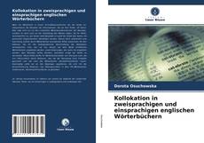 Bookcover of Kollokation in zweisprachigen und einsprachigen englischen Wörterbüchern