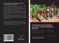 Portada del libro de Jakościowa ocena wpływu programu mikrokredytów w Beninie