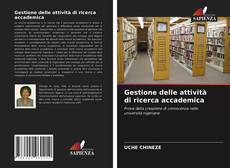 Bookcover of Gestione delle attività di ricerca accademica