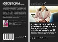 Buchcover von Evaluación de la política de recursos humanos para los profesores de enseñanza superior en CI