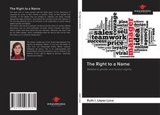 Buchcover von The Right to a Name