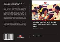 Couverture de Rapport de thèse en sciences pour les étudiants de troisième cycle