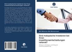Portada del libro de Sind malaysische Investoren bei ihren Investitionsentscheidungen rational?
