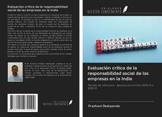 Portada del libro de Evaluación crítica de la responsabilidad social de las empresas en la India