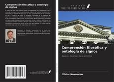 Comprensión filosófica y ontología de signos kitap kapağı