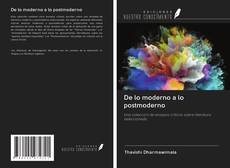 Buchcover von De lo moderno a lo postmoderno