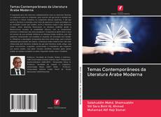 Capa do livro de Temas Contemporâneos da Literatura Árabe Moderna 