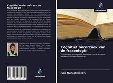 Bookcover of Cognitief onderzoek van de fraseologie