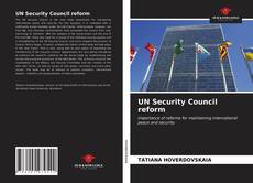 Bookcover of UN Security Council reform