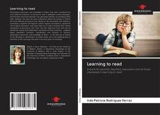 Bookcover of Learning to read