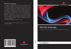 Portada del libro de German language