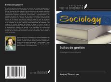 Buchcover von Estilos de gestión