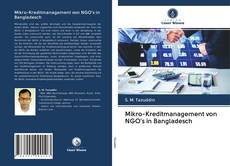 Buchcover von Mikro-Kreditmanagement von NGO's in Bangladesch