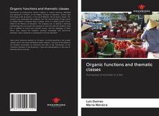 Couverture de Organic functions and thematic classes