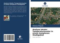 Capa do livro de Analyse lokaler Temperaturmuster in einem komplexen Stadtgebiet 