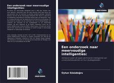 Обложка Een onderzoek naar meervoudige intelligenties: