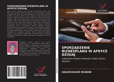 Bookcover of SPORZĄDZENIE BIZNESPLANU W AFRYCE DZISIAJ