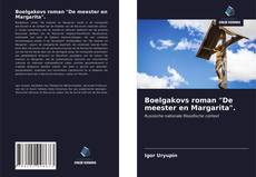 Boelgakovs roman "De meester en Margarita". kitap kapağı
