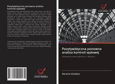 Buchcover von Pozytywistyczna ponowna analiza kontroli sądowej