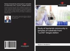 Portada del libro de Study of bacterial community in samples of substrate from "Luchki" biogas station