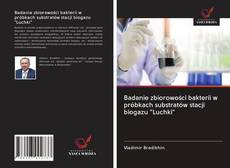 Buchcover von Badanie zbiorowości bakterii w próbkach substratów stacji biogazu "Luchki"