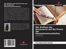 Buchcover von Der Einfluss der Koranverse auf die Praxis der Massenkommunikation