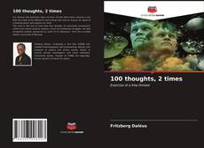 Buchcover von 100 thoughts, 2 times