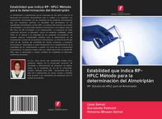 Capa do livro de Estabilidad que indica RP- HPLC Método para la determinación del Almotriptán 