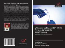 Buchcover von Wskaźniki stabilności RP- HPLC Metoda oznaczania almotryptanu