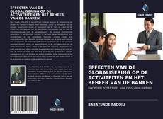 Обложка EFFECTEN VAN DE GLOBALISERING OP DE ACTIVITEITEN EN HET BEHEER VAN DE BANKEN