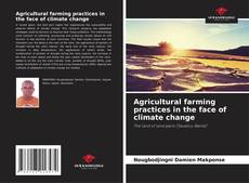 Buchcover von Agricultural farming practices in the face of climate change
