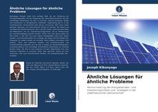 Capa do livro de Ähnliche Lösungen für ähnliche Probleme 