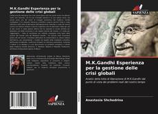 Portada del libro de M.K.Gandhi Esperienza per la gestione delle crisi globali