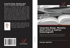 Buchcover von Cesarska Rosja. Moralny duch armii w lustrze historiografii