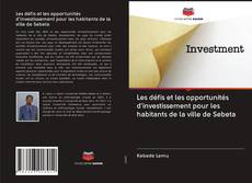 Buchcover von Les défis et les opportunités d'investissement pour les habitants de la ville de Sebeta