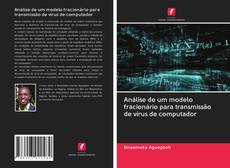 Capa do livro de Análise de um modelo fracionário para transmissão de vírus de computador 