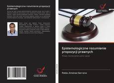 Epistemologiczne rozumienie propozycji prawnych的封面