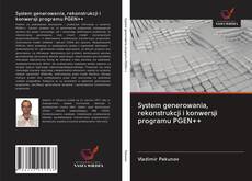 Portada del libro de System generowania, rekonstrukcji i konwersji programu PGEN++