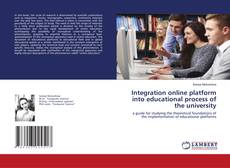 Buchcover von Integration online platform into educational process of the university