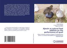 Buchcover von Ajwain as natural feed additive on the performance of quail