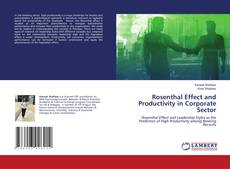 Buchcover von Rosenthal Effect and Productivity in Corporate Sector