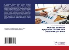 Buchcover von Оценка влияния крупного бизнеса на развитие региона