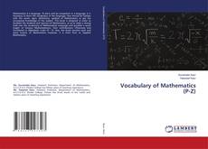 Copertina di Vocabulary of Mathematics (P-Z)